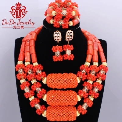 DuDo Royal Blue Milk Jewellery Crystal Nigerian African Wedding Jewelry Set Beads For Bride Women Free Shipping 2018 Trendy NEW