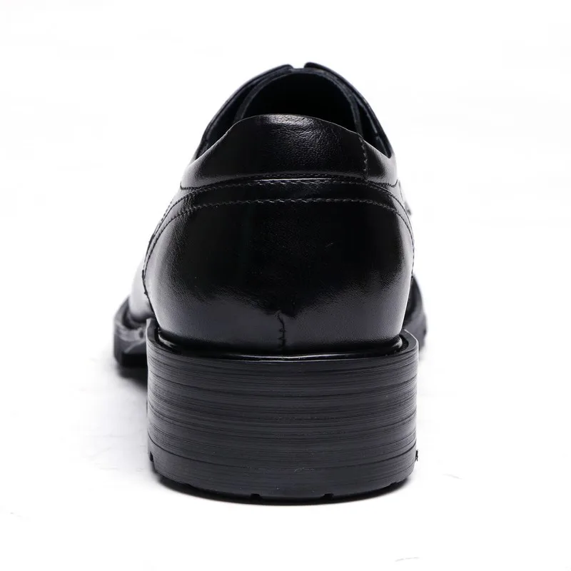 PJCMG/модные весенне-осенние черные/красные ботинки мужские "Оксфорд" Платье на шнуровке из натуральной кожи свадебные мужские деловые офисные туфли