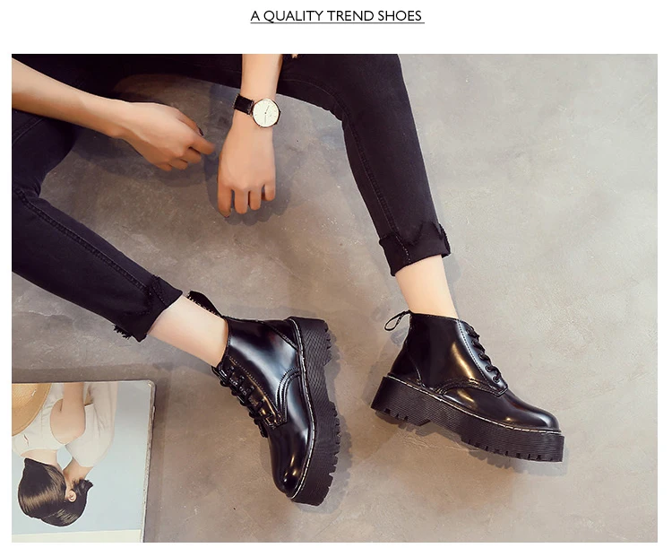 AIYUQI autumn new women's Martin boots Europe and the United States tendon thick women's short boots warm women's shoes