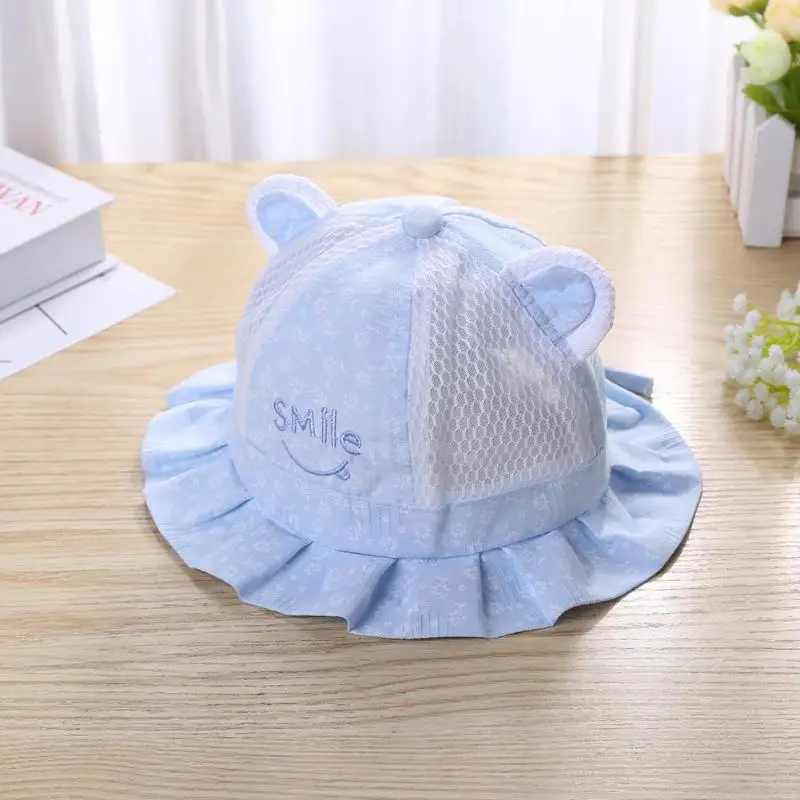 Summer Newborn Baby Fisherman Hat Cotton Cloth Sun Cap Infant Bucket Hat