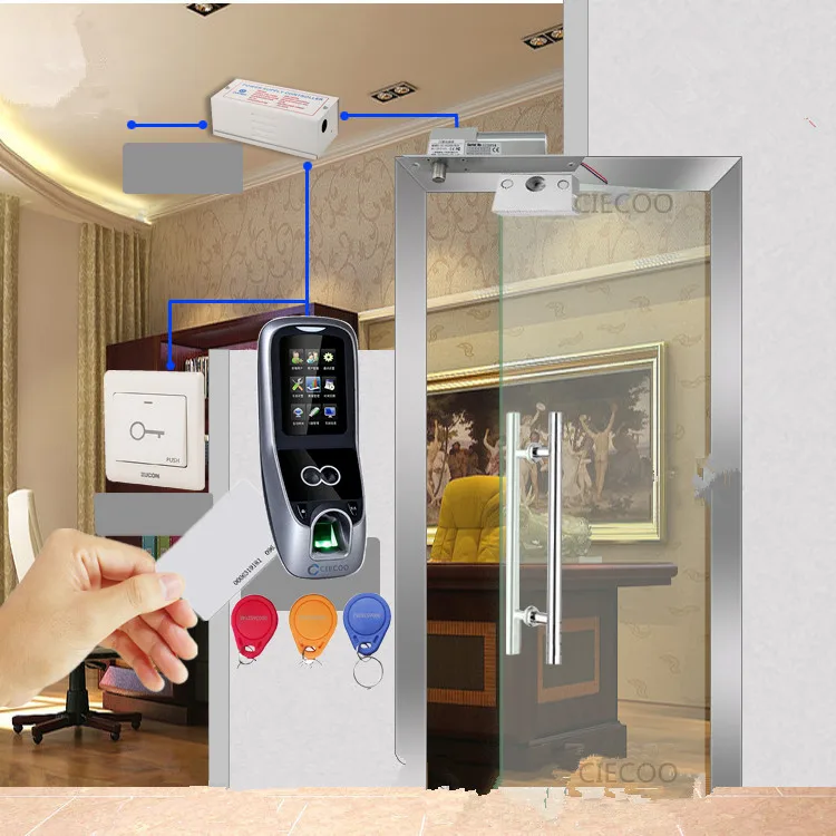 MultiBio700 access control zkaccess biometric reader software deadbolt