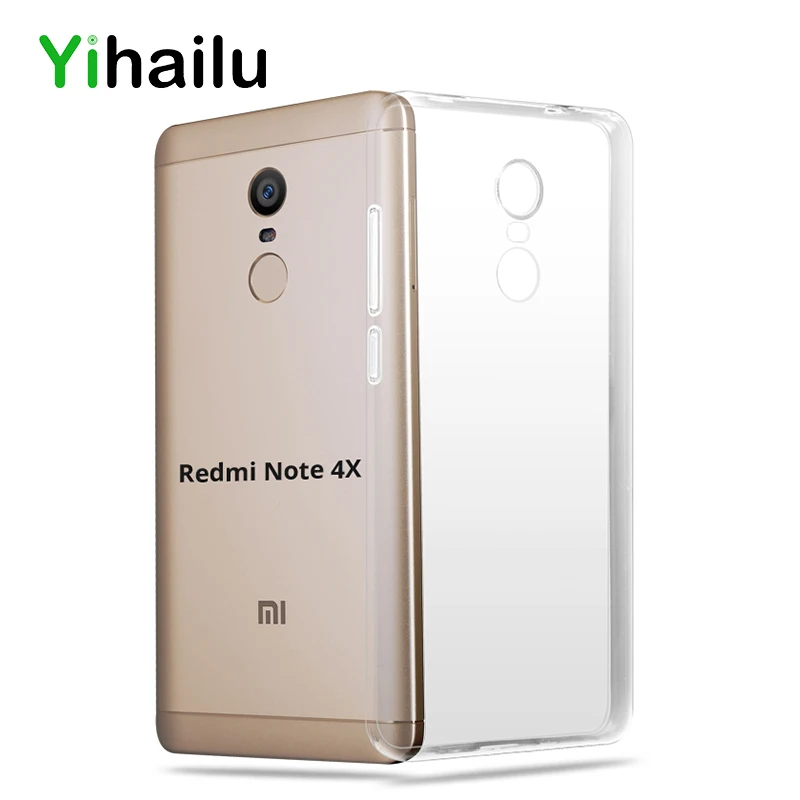 

For Xiaomi Redmi Note 4X Case Soft TPU Mobile Phone Case Cover For Xiaomi Redmi Note 4X 5.5 inch Transparent Silicone Cover