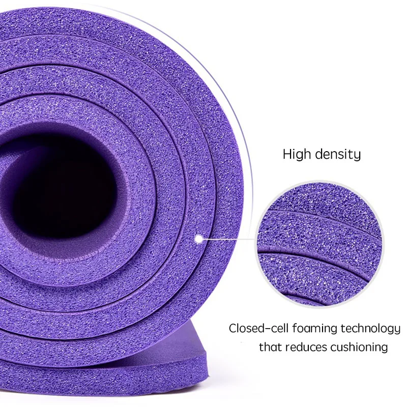 181x61x10 мм нескользящий коврик для йоги текстурированный поверхностный Коврик для йоги nbr материал спортивная защита для пилатеса йоги Универсальный с ремешком