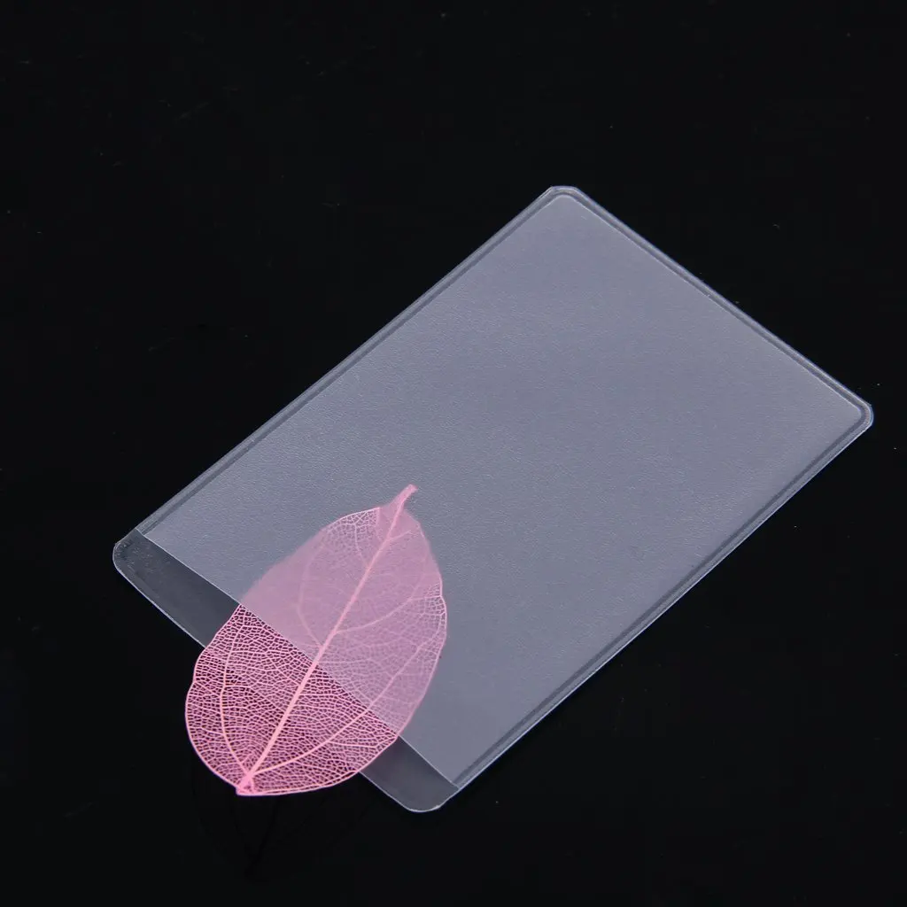 10 шт. мягкий прозрачный пластик карты рукава протекторы, для удостоверения личности, группы карт и т. Д