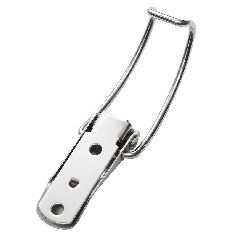 Stainless Steel Metal Spring Suitcase Chest Toggle Locking Latch Catch Clasp Hasp Light Box Door Buckle 2pcs/Set toggle latches
