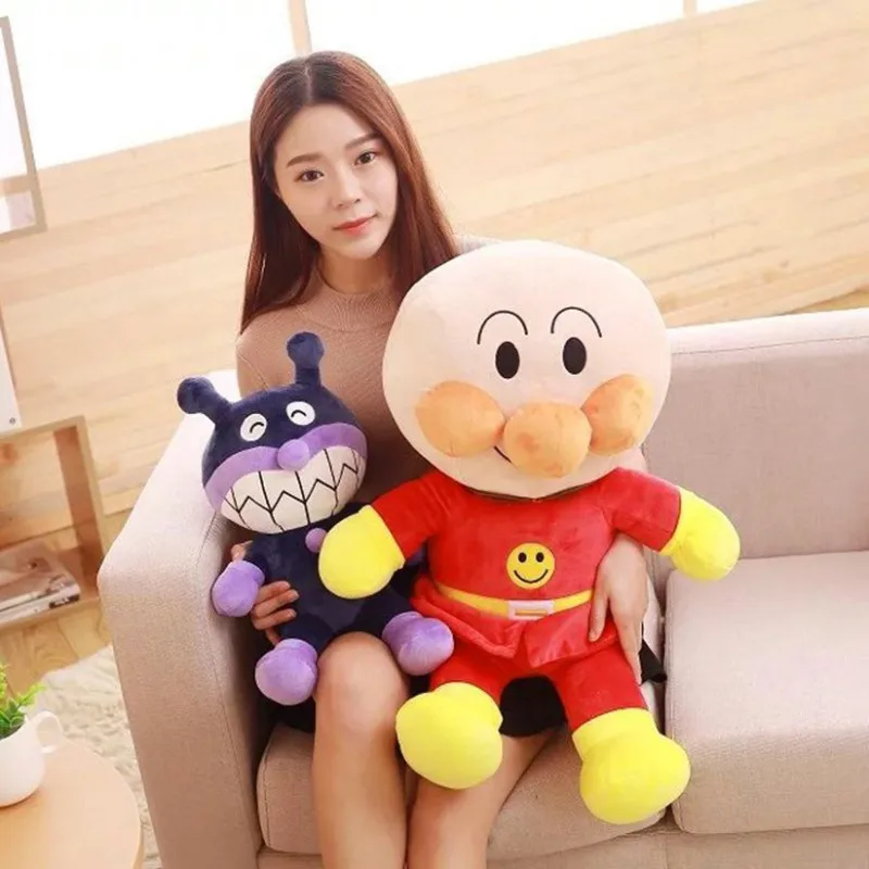18cm36cm Japan anime plush doll bread superman plush toys children doll anpanman bacteria doll ragdoll birthday gift 4