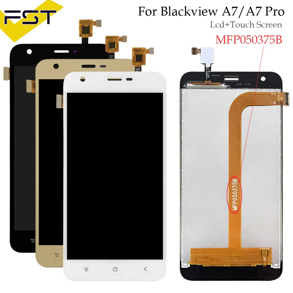 

5.0''For Blackview A7 / A7 Pro LCD Display+Touch Screen Digitizer Assembly Spare Parts For Blackview A7 A7 Pro
