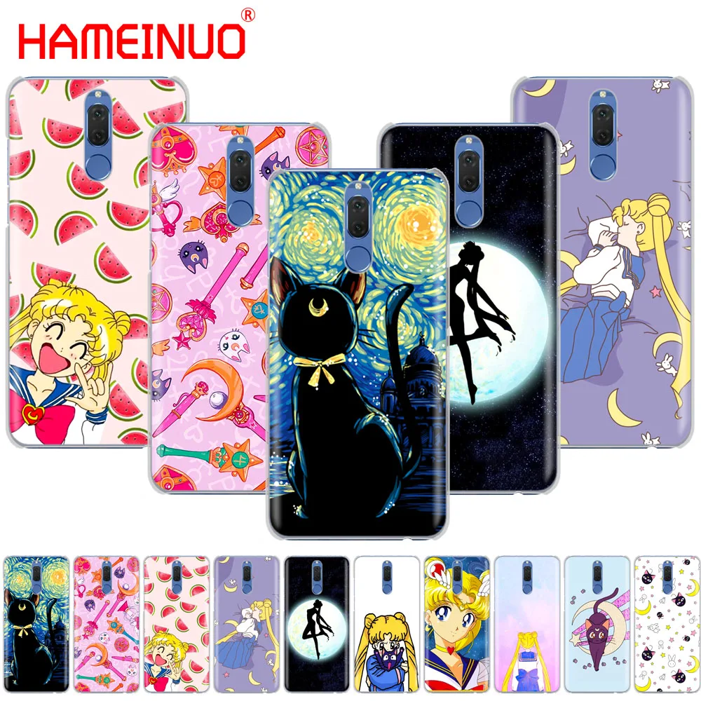 

HAMEINUO Sailor Moon Sailor Mercury Cover phone Case for Huawei NOVA 2 2S 3e PLUS LITE P smart 2018 enjoy 7s mate 7 8 9 10 pro