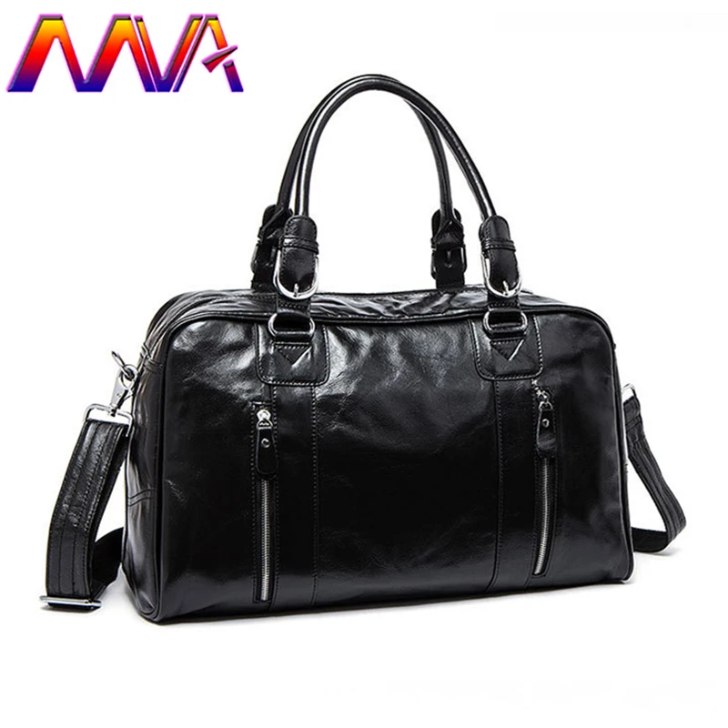 Buy MVA Quality leather travel bag for fashion men