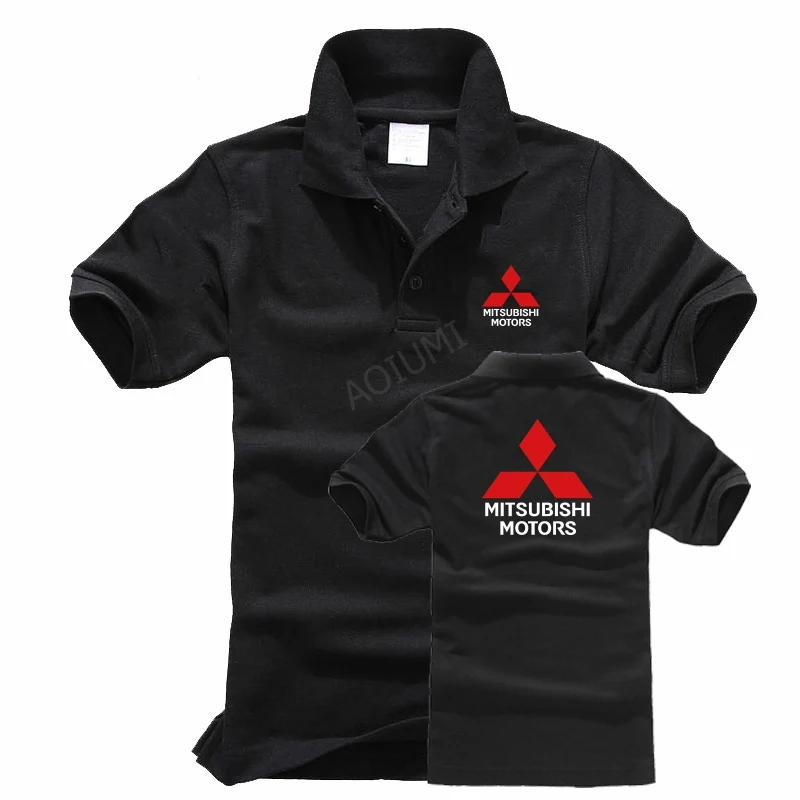 

Summer cotton Short sleeve tops Mitsubishi polo shirt Casual Men Solid polo shirt men polo shirts