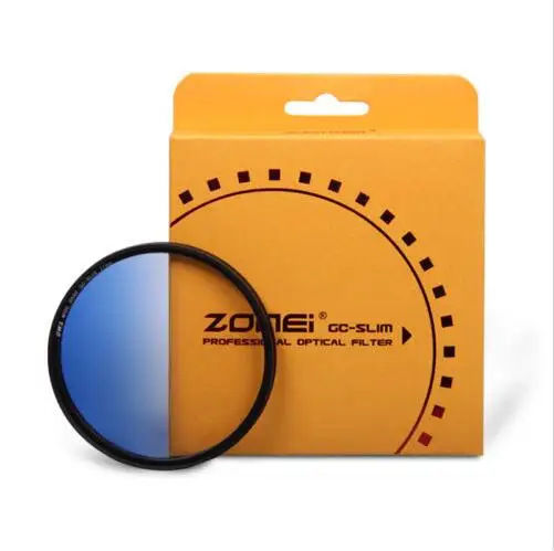 ZOMEI 40,5/49/52/55/58/67/72/77/82 мм ультра тонкий Градуированный Серый Синий Оранжевый Красный фильтр комплект для цифровой зеркальной камеры Canon Nikon
