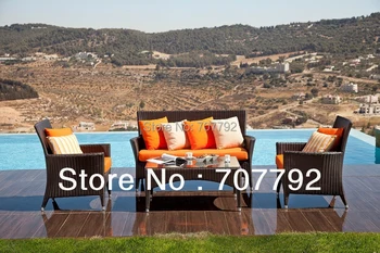 

2013 New Design patio rattan furniture cafe sets
