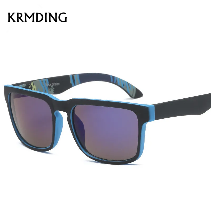 

KRMDING Classic Square Sunglasses Men's Sports Style Sunglasses HD Driving Goggles Lens Glasses Men's Gafas de sol UV400