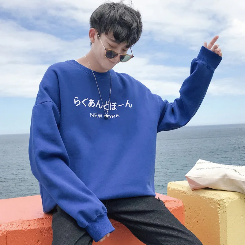 

Autumn Winter New Plus Hoodies Men Fashion Printing Casual Warm Sweatshirt Man Streetwear Hip Hop Loose Pullover S-5XL