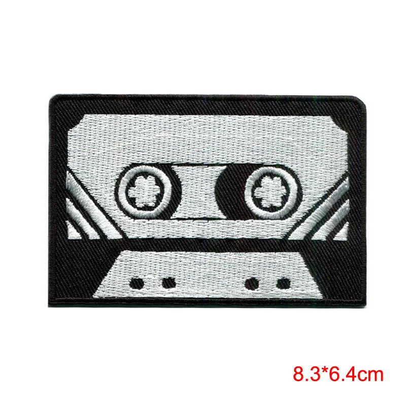 Cassette tape retro seventies patch