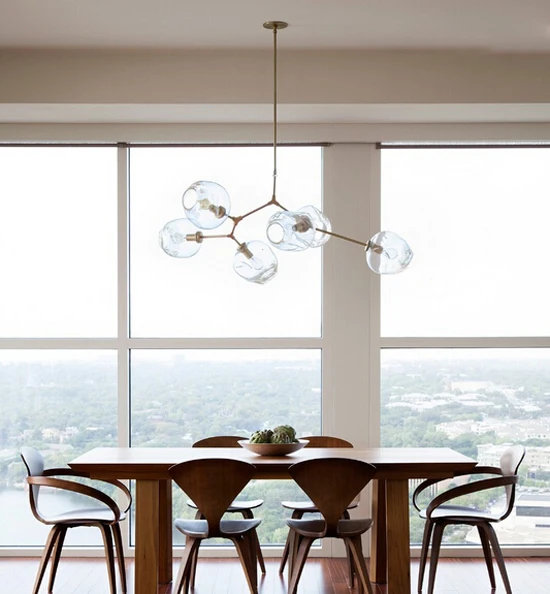 Lindsey Adelman Globe Branching Bubble Chandelier Modern Chandelier Light Lighting Fixture