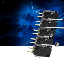 10 шт. V-15-1C25 V-152-1C25 V-153-1C25 V-155-1C25 V-156-1C25 V-154-1C25 V-15-1A5 путешествия концевой микропереключатель