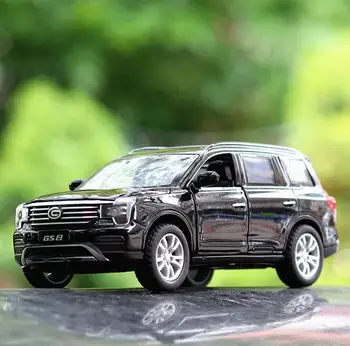 

1:32 Diecasts & Toy Vehicles Trumpchi GS8 Car Model With Sound&Light Collection Car Toys For Boy Children Gift brinquedos