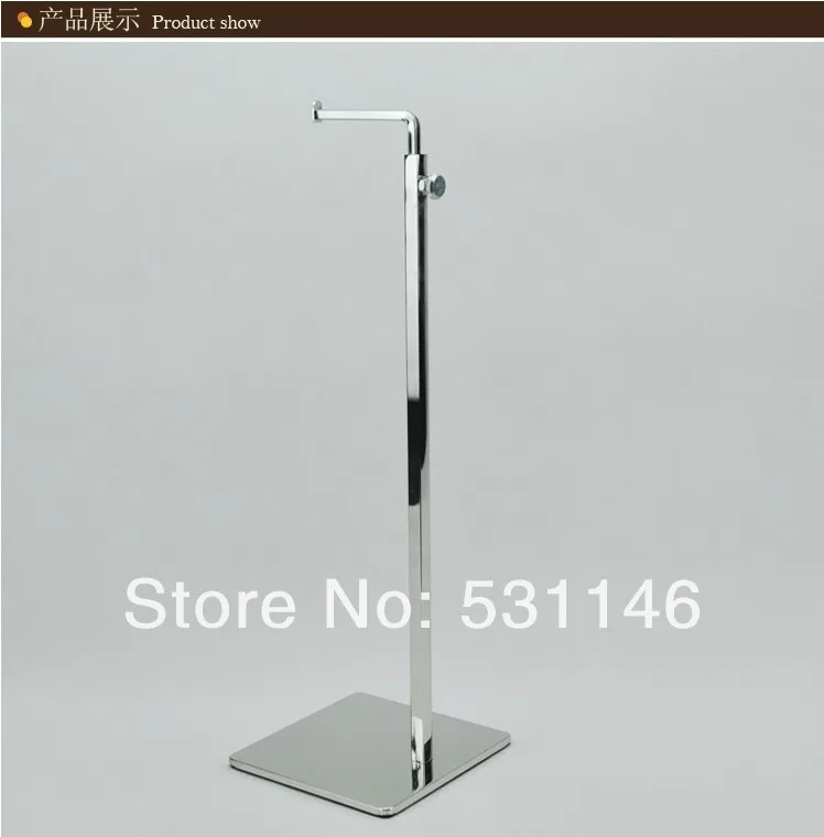 

Free Shipping 10PCS/lot Fashion modern Metal Mirror surface handbag display stand racks holders B7-1