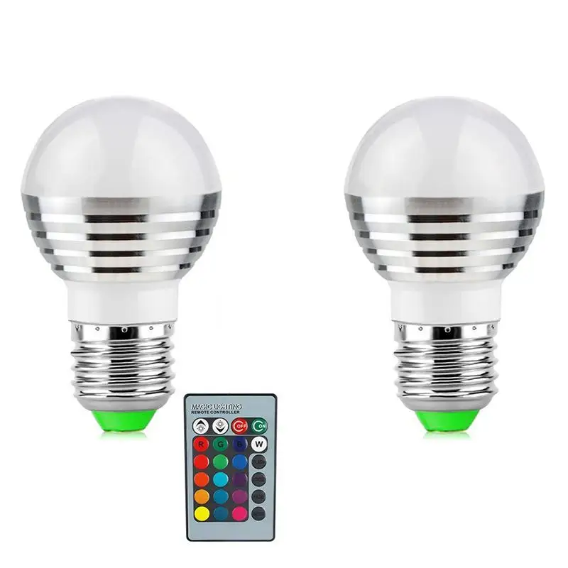 Hobbylan E27 RGB умная WIFI Светодиодная лампа с дистанционным управлением сменные цвета