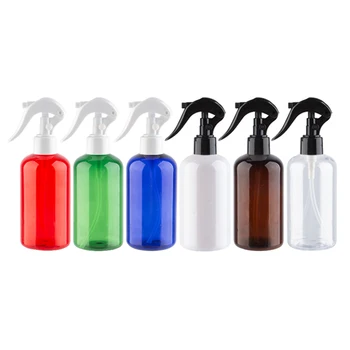 

220ml Empty Plastic Fine Spray Pump Cosmetic Containers Makeup PET Bottle With Trigger Sprayer Pump For Cleanser Household 24pcs