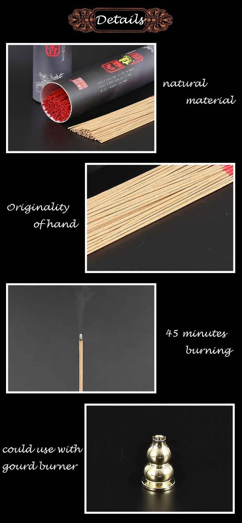 buddha incense stick 32cm 45 minutes burning11