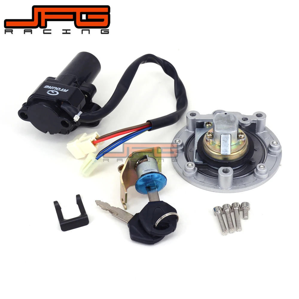 Buy Lockset Ignition Key Switch Fuel Gas Cap Lock Keys For Yamaha YZF R1 04 12