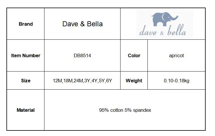 DB8514 dave bella/осенние детские модные длинные штаны для маленьких девочек детские штаны для малышей брюки для девочек