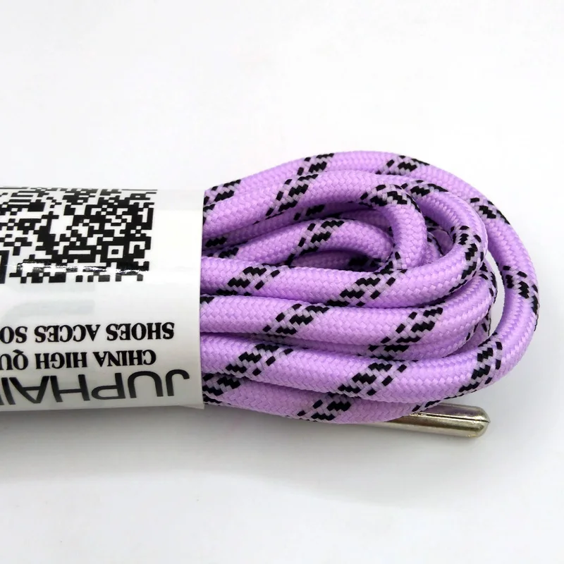 1-12 Pairs Llight purple Black Outdoor Sports Round Shoelaces Shoes Lace Boot Athletic Unisex Rope Athletic Metal Head Shoelaces 1-12 Pairs Llight purple Black Outdoor Sports Round Shoelaces Shoes Lace Boot Athletic Unisex Rope Athletic Metal Head Shoelaces