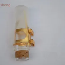 Ясно Bb кларнет мундштук комплект с позолотой часть