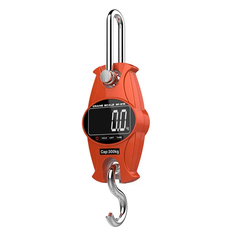 

Digital Scale 300 kg / 600 lb SF-918 Postal Scales Industrial Heavy Duty Crane Scale Orange for Home Farm Hunting