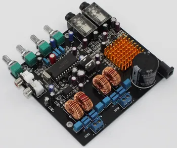 

breeze audio DC24V 50W+50W TPA3116 + M65831 Class D 2.0 channel Digital amplifier board with Karaoke microphone input