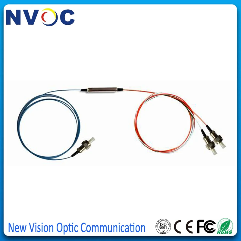1*2 модуль FWDM 0 9 мм 1 м LC SC ST FC Tx1490nm Rx1550/1310nm 3 порта 1310/1490/1550 Mircor-оптический