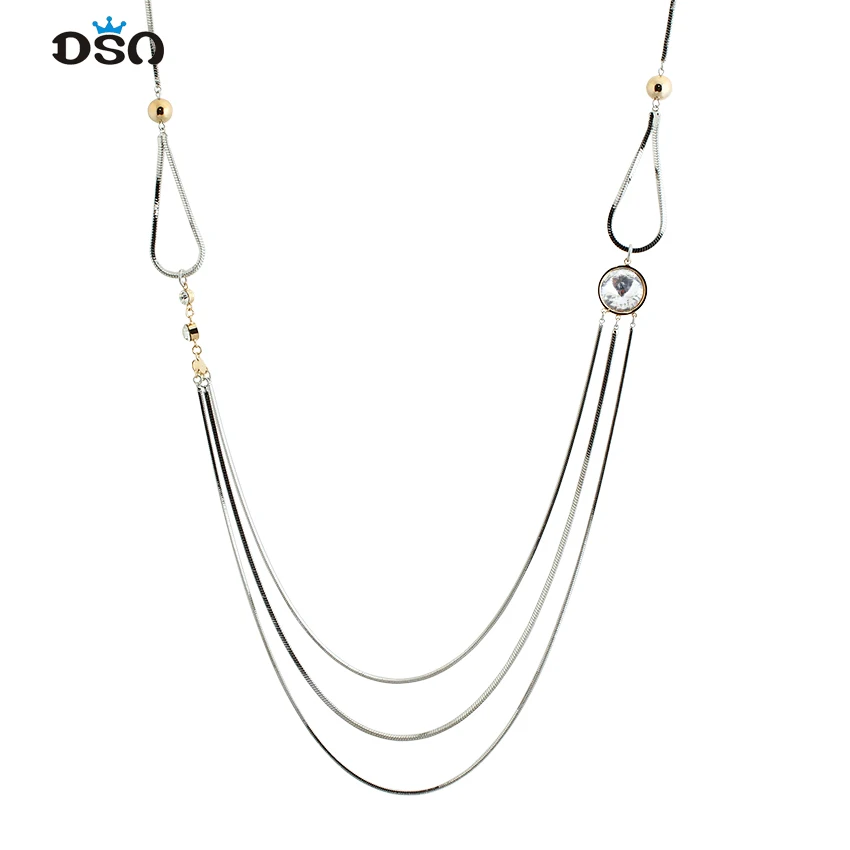 

Charms Key Vintage Women Long Fashion Pendant Necklace jewelry gold color Necklaces Chain Accessory Jewelry(AX0161)