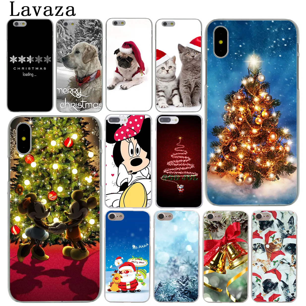 Твердый чехол для телефона Lavaza Merry Christmas happy New Year DOG Для iPhone XR X XS 11 Pro Max 10 7 8 6S 5 5S SE 4S