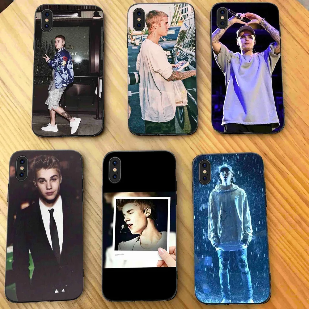 

Justin Bieber Phone Cases Cover for iphone X XR XS MAX 6 6s 7 8 Plus TPU Cover Coque For iphone 7 8Plus iphone 5SE Cases