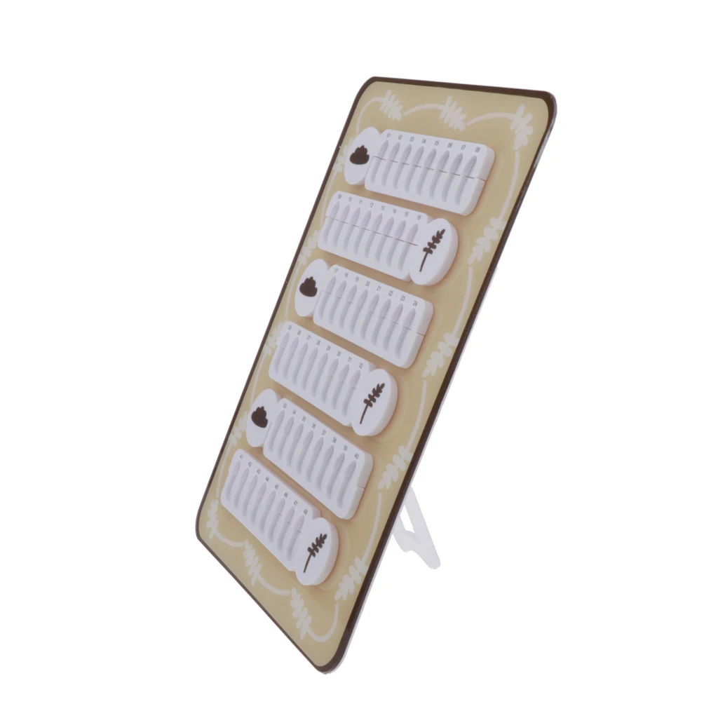 UV Gel Polish Card 48 Colors Nail Art Colors Display Board Fake Tips Nails Sample Display Nail Art for Nail Salons, Chart 05