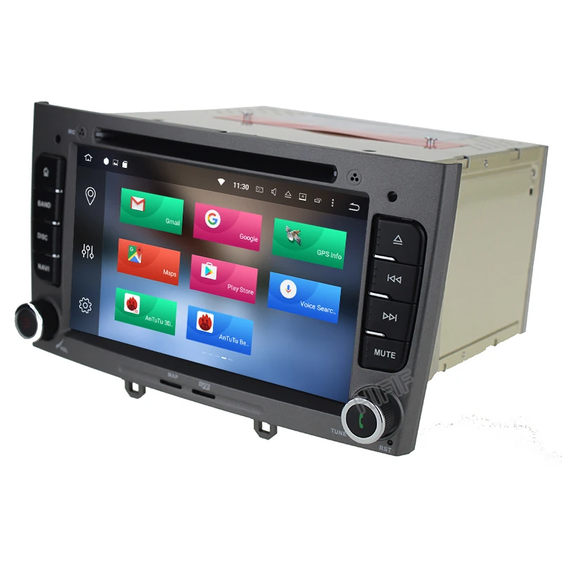 Top IPS 8 Core Android 8.0 OS Special Car DVD for Peugeot 408 2010-2011 & Peugeot 308 I (T7) 2008-2011 with 1024*600 Resolution 3