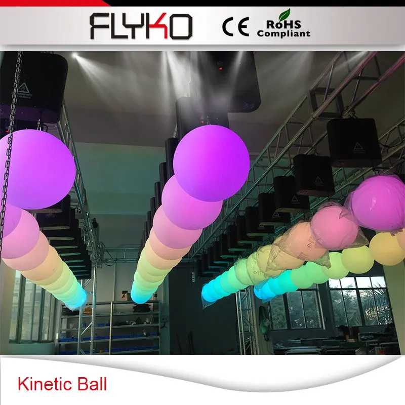 

Free shipping 1pcs Machine new products led kinetic lifting ball(30cm)