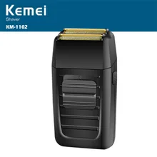 Kemei KM-1102 перезаряжаемая Бритва для мужчин уход за лицом многофункциональная бритва Мужская сильная бритва Barbeador