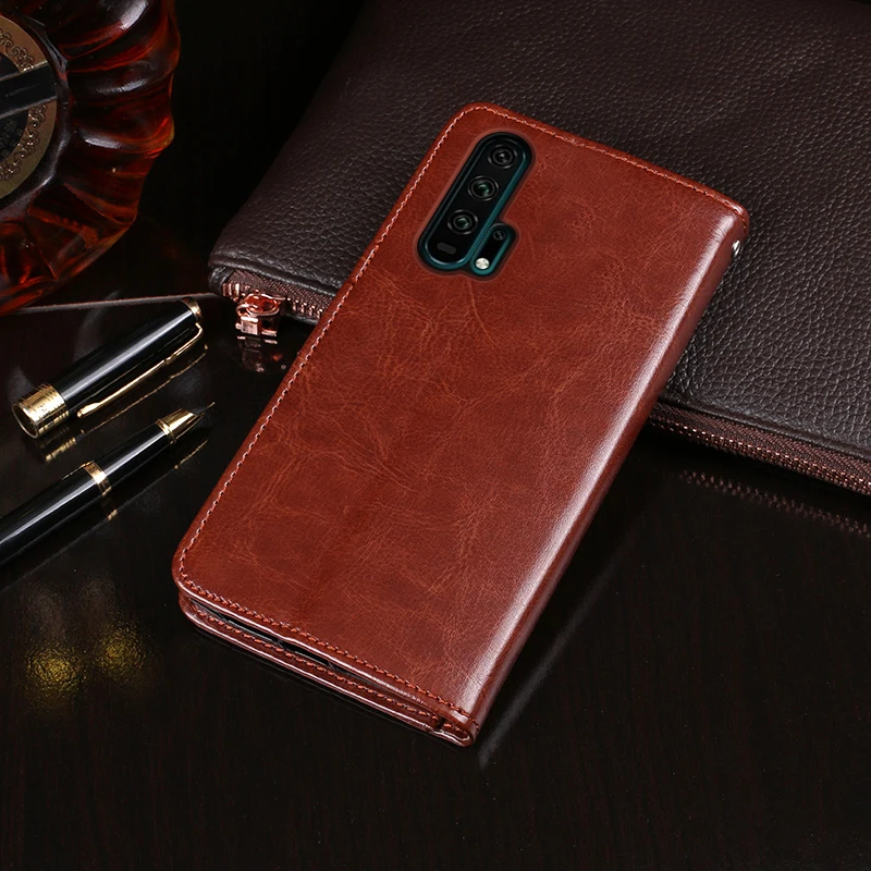Чехол для Huawei Honor 20 Pro откидной кошелек деловой кожаный чехол телефона Чехлы