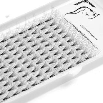 

Pre made fans 10D volume false eyelash extensions,5 trays/lot HBZGTLAD faux mink eyelashes