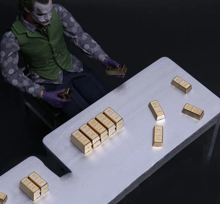 

Brick 10 Pcs 1/6 Scale Gold Doll Props Soldier Miniature Model Scene Accessories