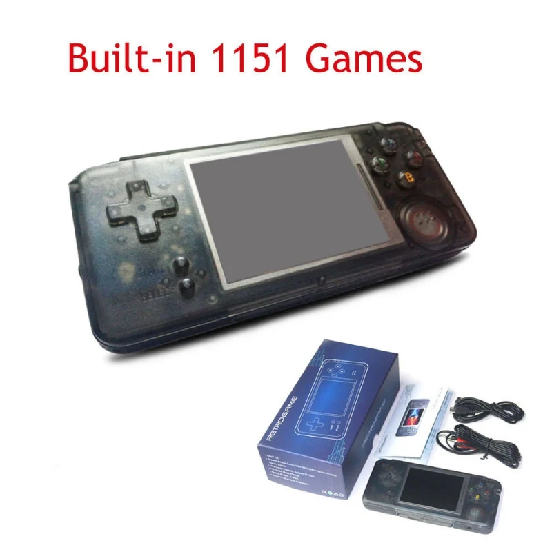 

3.0 Inch Console Built-in 1151 Different Games Nostalgia Retro Handheld Game Console Support For NEOGEO/GBC/FC/CP1/CP2/GB/GBA