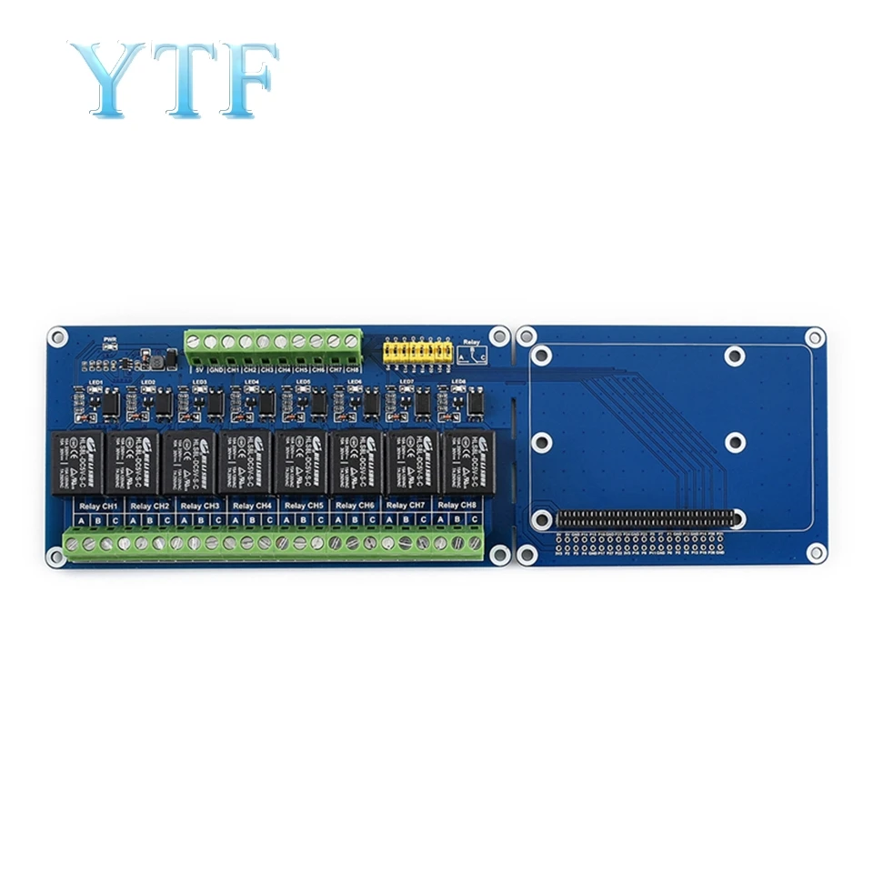 

Raspberry Pi 3 B+ 8 way 5V relay module Expansion board with optocoupler isolation Support PLC