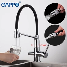 GAPPO kitchen faucet with filtered water taps water mixer torneira kitchen sink faucet mixer crane taps Brass kitchen mixer taps