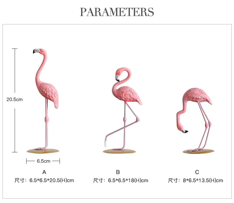 Miz 1 шт., полимерный Розовый фламинго, домашняя декоративная фигурка для девочки Ins, горячая распродажа, домашний декор, подарки для девочки