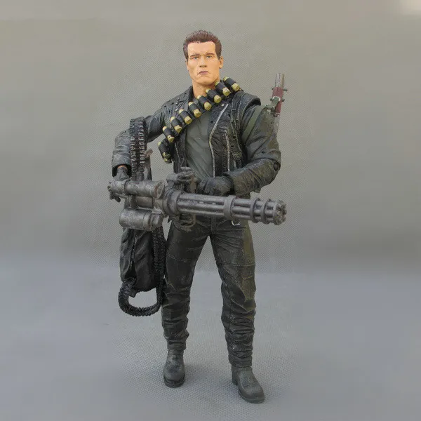 Huong Movie Figura 18 см Терминатор T 2 Cyberdyne Showdown ПВХ игрушка фигурка Da Collezione модель|Игровые