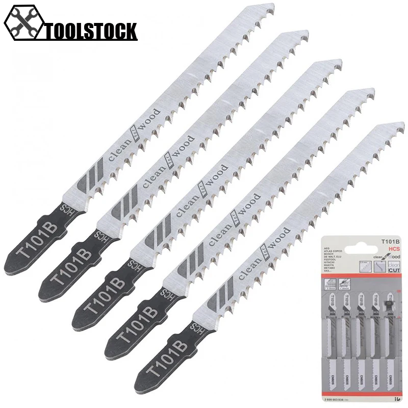 5pcs/set T101B 100mm High carbon Steel Reciprocating Saw Blades
