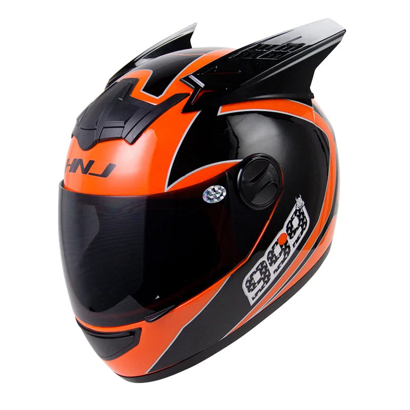 

Motorcycle Helmet Full Face Helmet with Sun Visor Off-road Helmets Moto Angled Anti-fog Four Seasons Helmet for Men Women